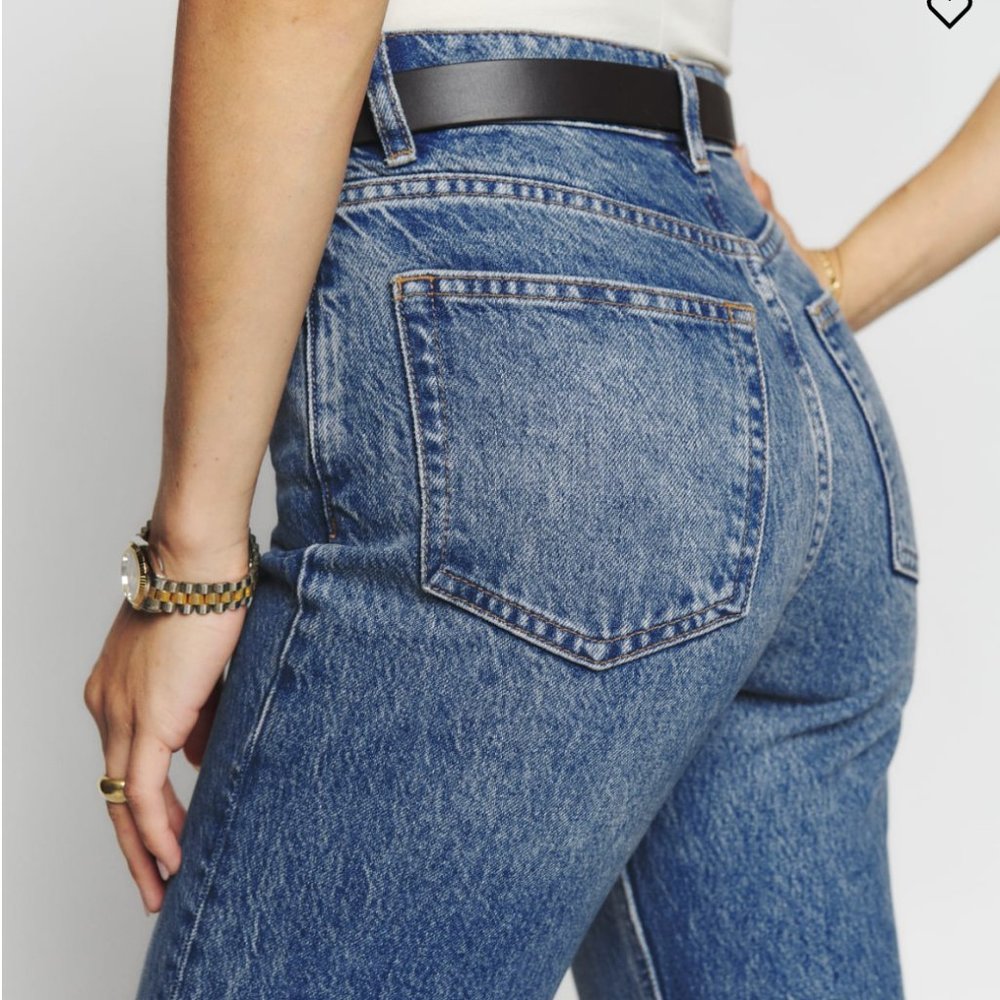 Cynthia High Rise Straight Cropped Jeans